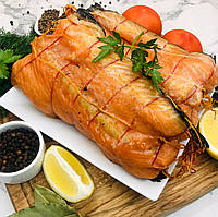 Хребти лосося гарячого копчення