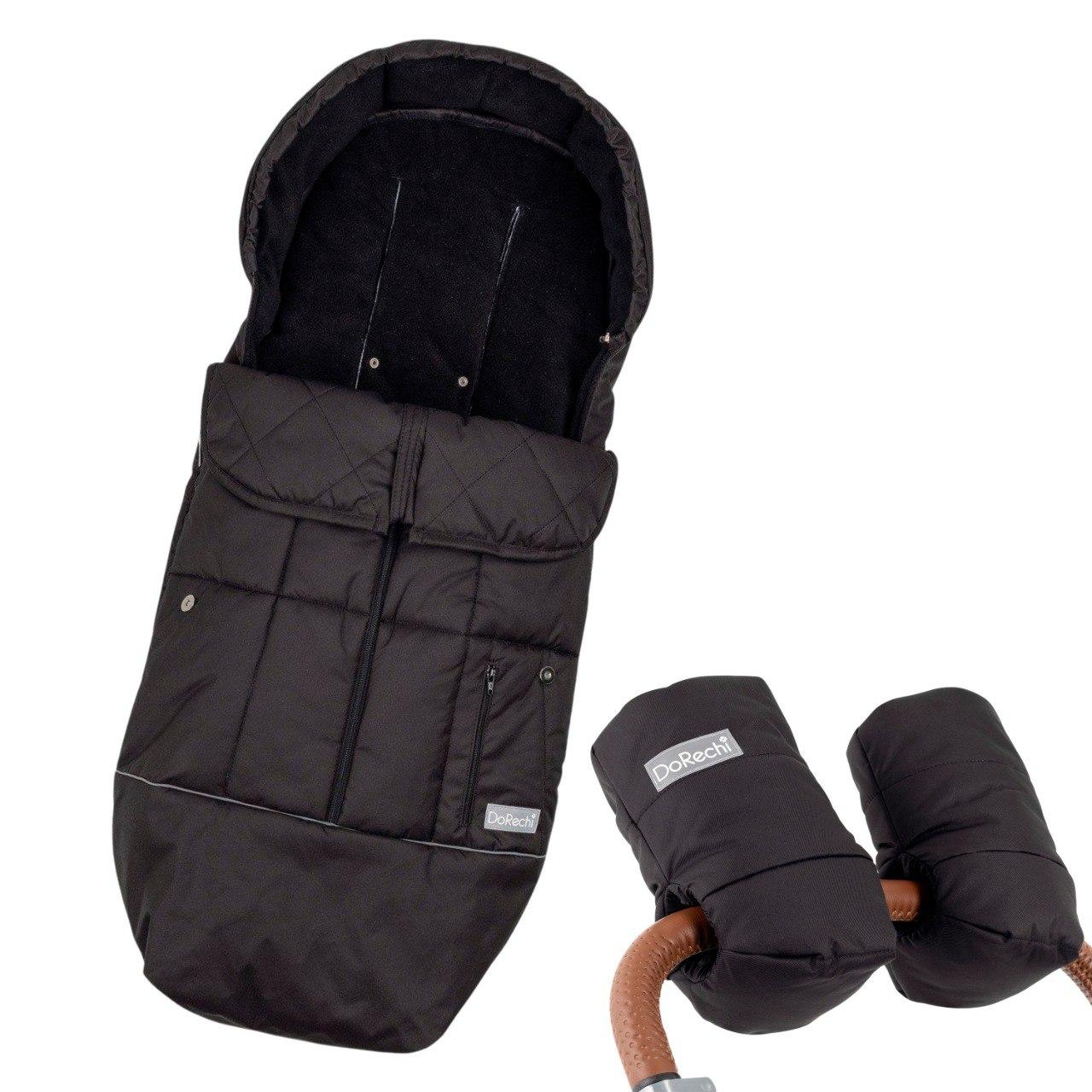 Комплект зимовий чохол-трансформер Trend і муфта на флісі в коляску на санки конверт-трансформер у коляску