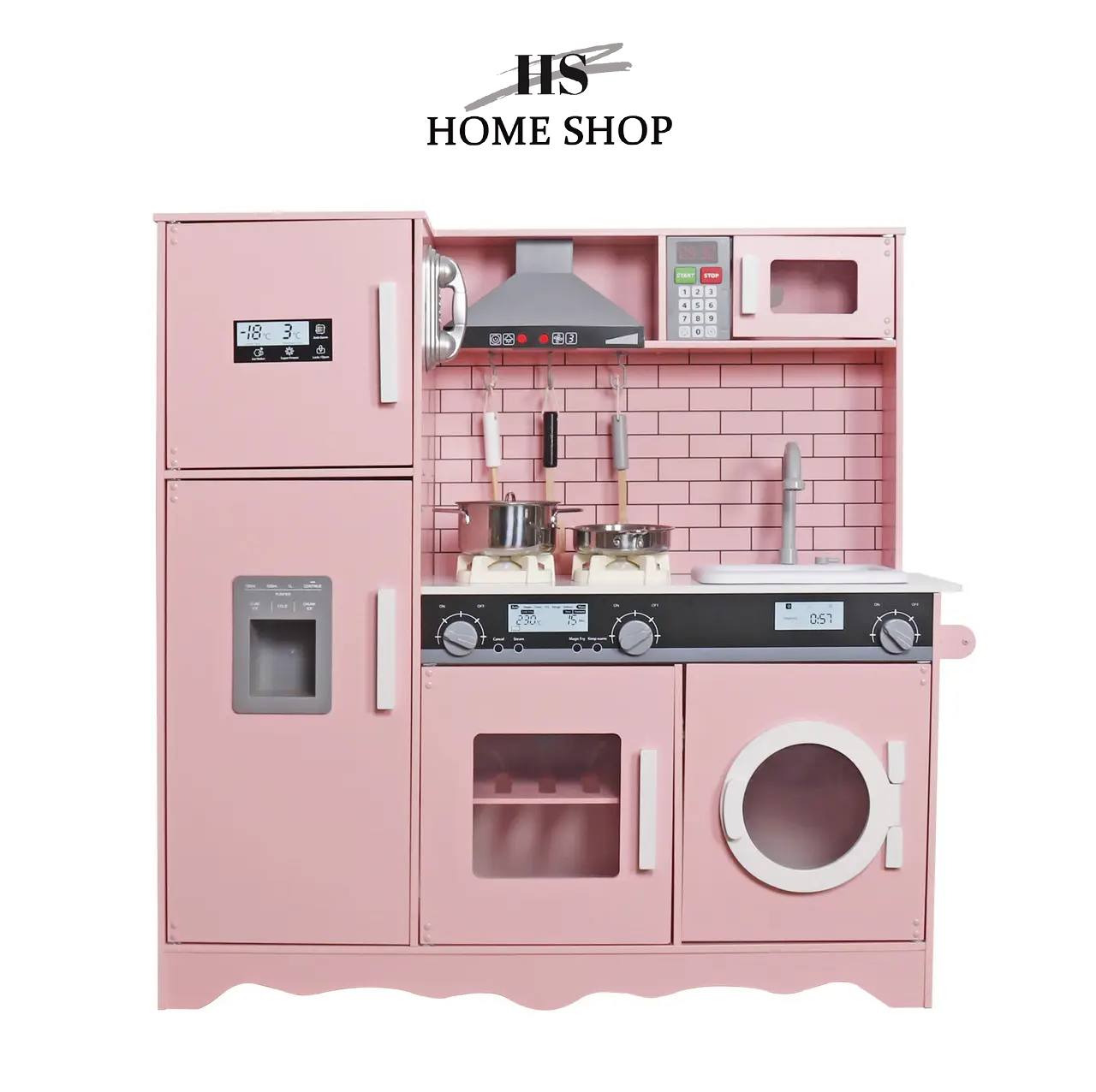 Дитяча дерев'яна кухня "Модена Pink"