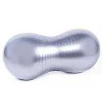 М'яч для фітнесу Фітбол подвійний 45*90 см з насосом