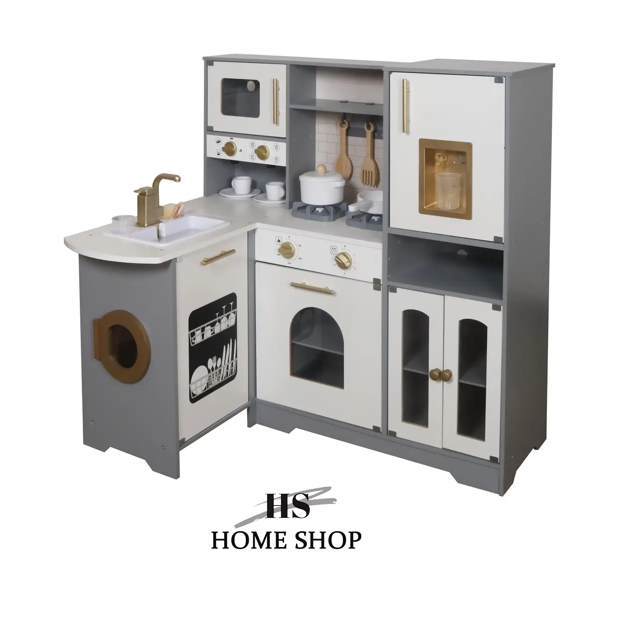 Дитяча дерев'яна кухня "Картахенна" + звукові та світлові ефекти