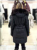 Пуховик жіночий ZLLY 25528 BLACK, фото 4