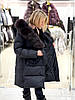 Пуховик жіночий ZLLY 25528 BLACK, фото 7