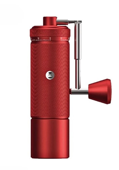 Кавомолка преміальна ТimeMore Chestnut S3 червона ручна металеві корпус та ножі, фото 1