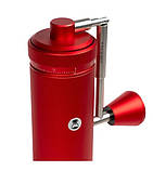 Кавомолка преміальна ТimeMore Chestnut S3 червона ручна металеві корпус та ножі, фото 3