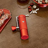Кавомолка преміальна ТimeMore Chestnut S3 червона ручна металеві корпус та ножі, фото 5