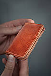 Шкіра Кенгуру! Обкладинка для ID паспорта шкіряна світло-коричнева | Обкладинка на права 4 відділа, фото 5