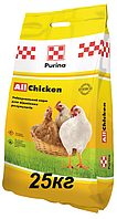 Комбикорм для курчат и бройлеров Пурина от 35 дня, 25кг