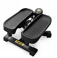 Компактний степпер фітнес-тренажер вдома тренажер для ефективного кардіо, силових вправ та зміцнення м язів з еспандерами
