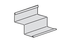 Пристінний профіль (кутник) ступінчастий  W-подібний