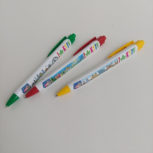 Набір автоматичних ручок «Київ – Види Києва» (3 шт.) (16324), фото 1