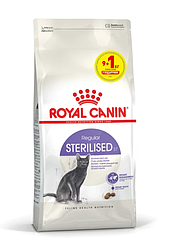 Акція! Корм Royal Canin Sterilised (Роял Канін для стерилізованих від 1 року до 7 років), 9кг+1кг!