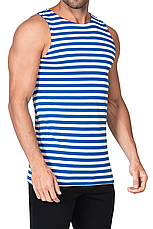 Тельняшка ВДВ бавовняна (ГОСТ) — майка з тканими смугами, оригінал Україна, фото 2