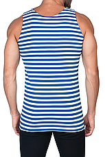 Тельняшка ВДВ бавовняна (ГОСТ) — майка з тканими смугами, оригінал Україна, фото 3