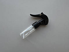 30 мл/20 мм прозорий флакон круглий ПЕТ тара з чорним міні тригером 20/410