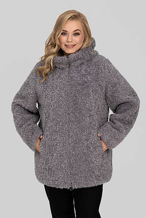 Розкішна зимова шуба з еко-хутра Нора р-ри 50-56, фото 1