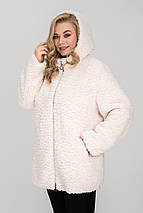 Розкішна зимова шуба з еко-хутра Нора р-ри 50-56, фото 4