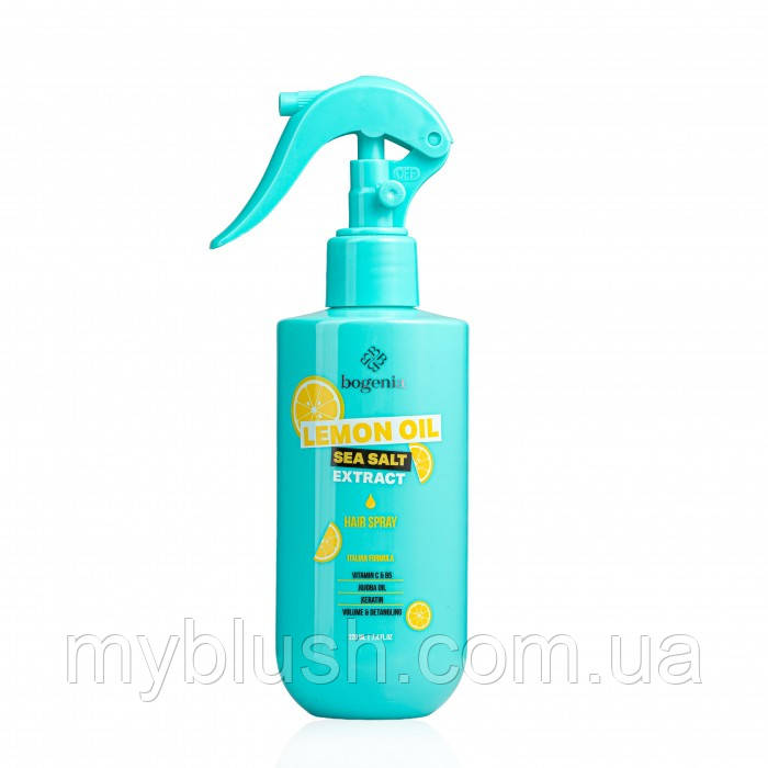 Спрей для волосся Lemon Oil & Sea Salt Spray Bogenia BG440 №003-220 мл, фото 1