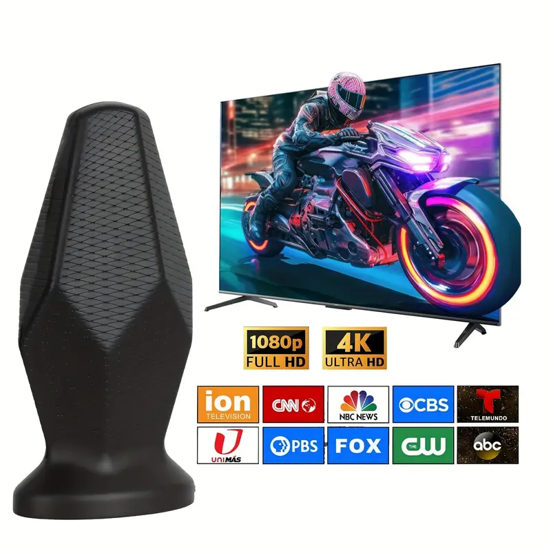 ТВ-антена телевізійна антена кімнатна Високопродуктивна HDTV, DVB-T2, DTMB, ATC, ISDB-T, DAB/F