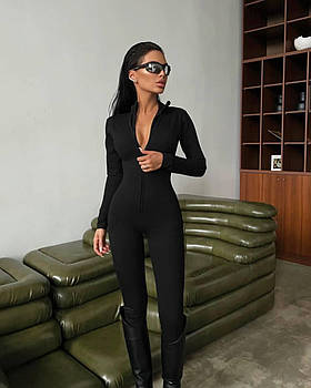 Комбінезон жіночий теплий з мікродайвинга з начосом