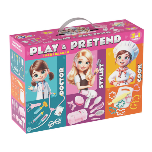 Ігровий Набір Подарунковий лікар/стиліст/кухар Технок 2277, фото 1