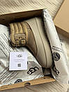 Чоловічі черевики бежеві зимові UGG Classic Mini Lace-Up Weather Dune (22678), фото 7
