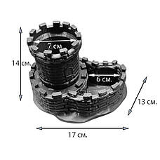 Кашпо для кактусів і сукулентів "Міні замок" (без кактуса) Україна, фото 2