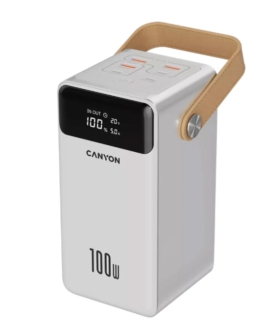 Павербанк CANYON Powerbank OnPower 610 Aluminium 60000 mAh PD100W (CNS-CPB610W)