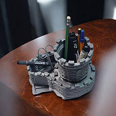 Кашпо для кактусів і сукулентів "Міні замок" (без кактуса) Україна, фото 3