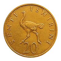 Танзанія 20 сенті, 1966