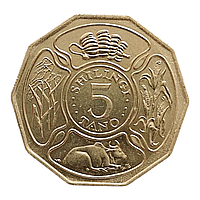 Танзанія 5 шилінгiв, 1988