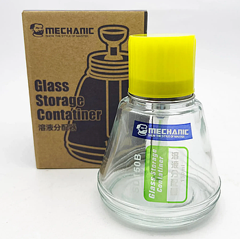 Ємність для спирту скляна з дозатором Mechanic SD150B (150 ml)