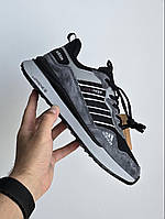 Сірі замшеві водонепроникні чоловічі кросівки Adidas Сlimaproof стильні адідас термо