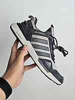 Сірі замшеві водонепроникні чоловічі кросівки Adidas Сlimaproof стильні адідас термо