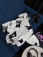 Жіночий худі , Розміри: 42-46 (oversize) Тканина: Трьохнитка на флісі Кольори: Графіт, Молоко