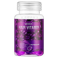 Капсули для волосся Sevich Vitamin With Morocan Oil Стоп-пошкодження (фіолетовий)30