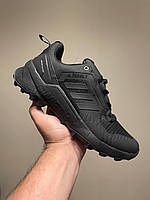 Зимові чоловічі кросівки Adidas TERREX SWIFT R3 GTX High чорні, водонепроникні, термо Адідас Терекс