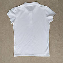 Уцінка!!! Поло для дівчинки George Slim Fit біле, 13-14р (158-164см)