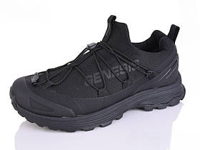 Чоловічі зимові чорні замшеві кросівки на хутрі