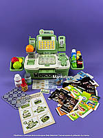 Касовий апарат дитячий H-369-A зі сканером, автоматичним закриттям, піснями та підсвіткою