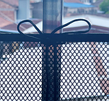 Захисна сітка від дітей на сходи, балкон 200*78 см . Чорна, фото 4