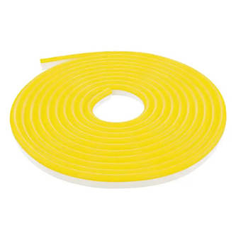 Силіконова стрічка NEON 5 метрів 12V-220V LED 0764 Yellow