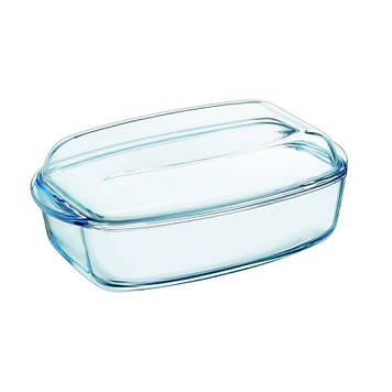 Гусятниця з жароміцного скла 3.0+1.5 л 33х19 см прямокутна Pyrex Essentials 465A000