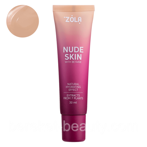 Тональна основа Zola Nude Skin (03 Tan), фото 1