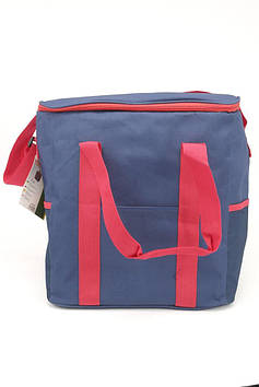 Сумка-холодильник 35*22*39 см A-Plus 6010 синя з червоним