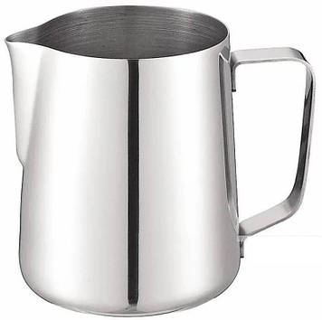 Молочник із неіржавкої сталі без кришки 550 мл Kamille KM-4381