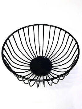 Кошик для фруктів Завиток-1 ART 25*25*14 см чорний 69854789/1003