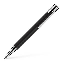 Ручка кулькова OttoHutt серії Design 04 Ballpoint Pen Frosted Black Ruthenium, корпус чорний, 944101