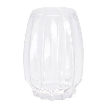 Ваза скляна Scandinavia 20 см прозора Bona Di 527-792