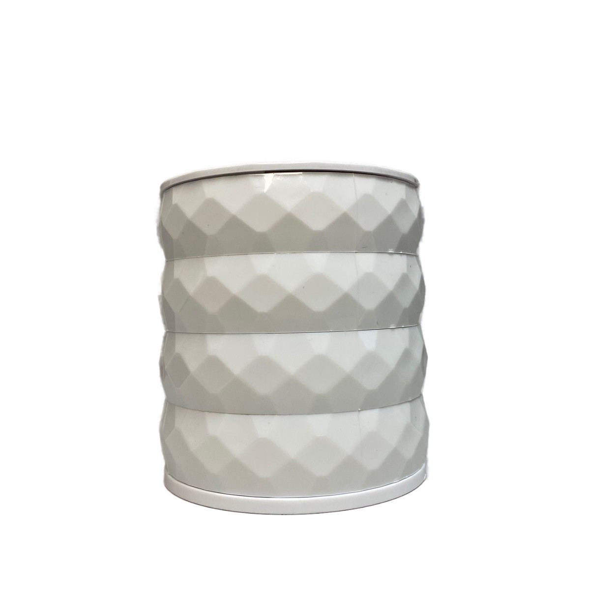 Скринька для зберігання ювелірних виробів і біжутерії 4 відділення Dunya Plastik 7414 біла, фото 1